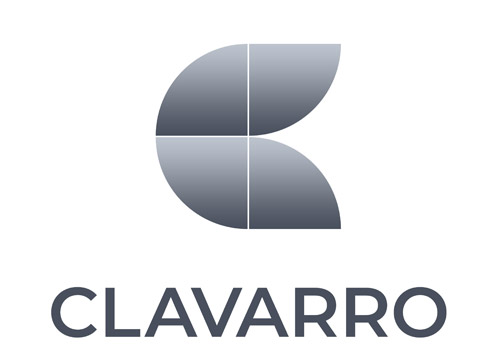 Clavarro logo - curated essentials for modern living